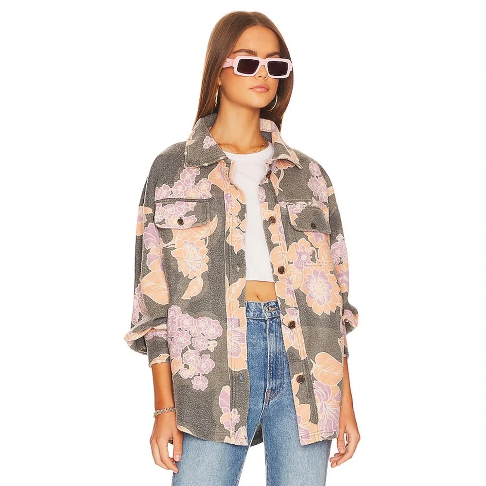 NEW Free People Printed Ruby Jacket - Picture 1 of 11
